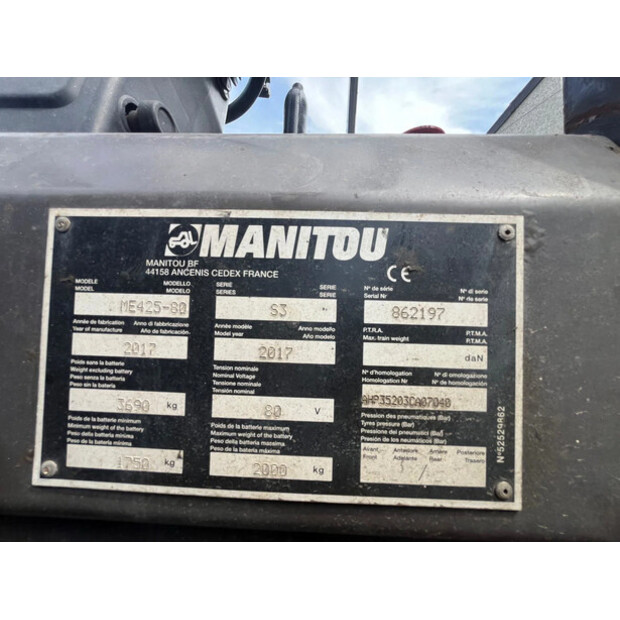 2017 Manitou ME425-80-48260601