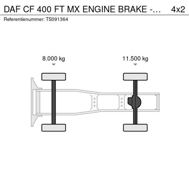 2015 DAF CF 400 FT-48263620