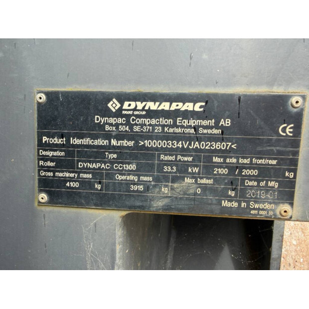 2019 DYNAPAC CC1300-48286651