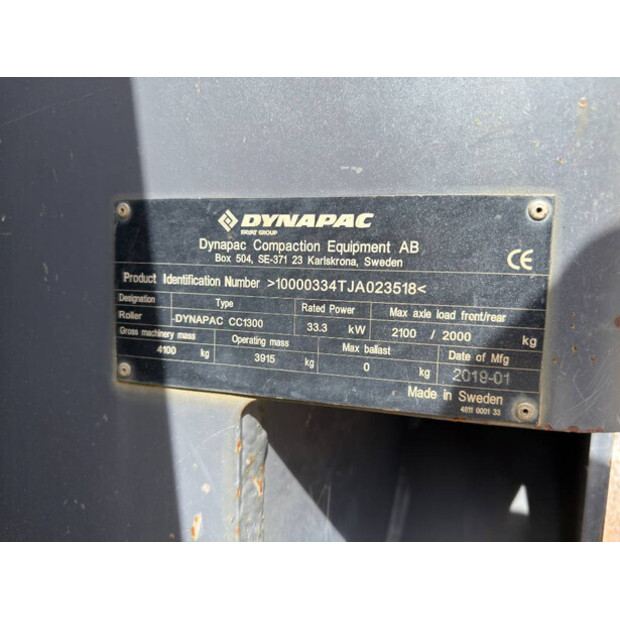 2019 DYNAPAC CC1300-48286680