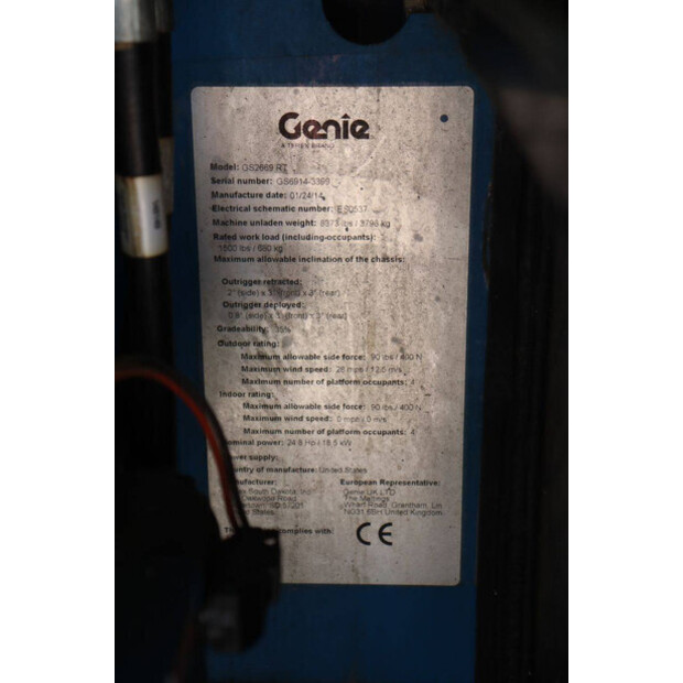 2014 Genie GS2669 RT-48348087