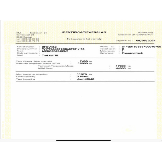 2024 Mercedes-Benz Actros 1945-48351674