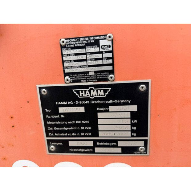2001 HAMM DV 3.22-48372933