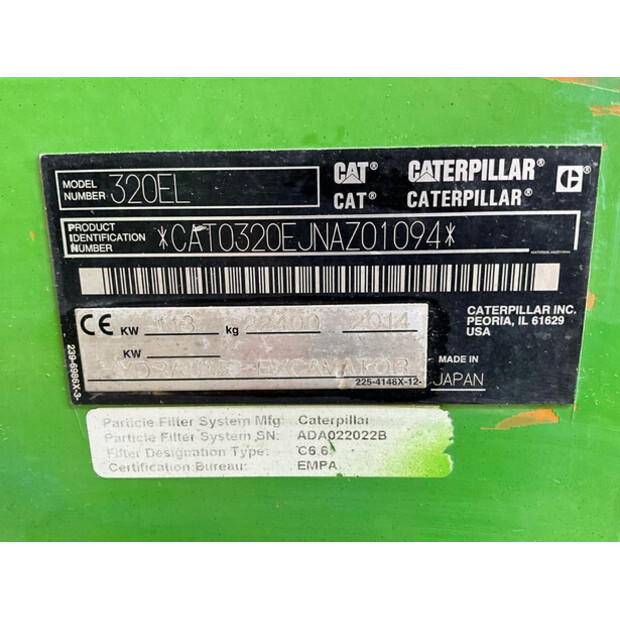 2014 Caterpillar 320EL-48373817