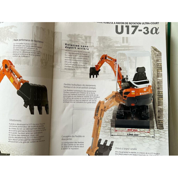 2011 KUBOTA U17-3A-48374339