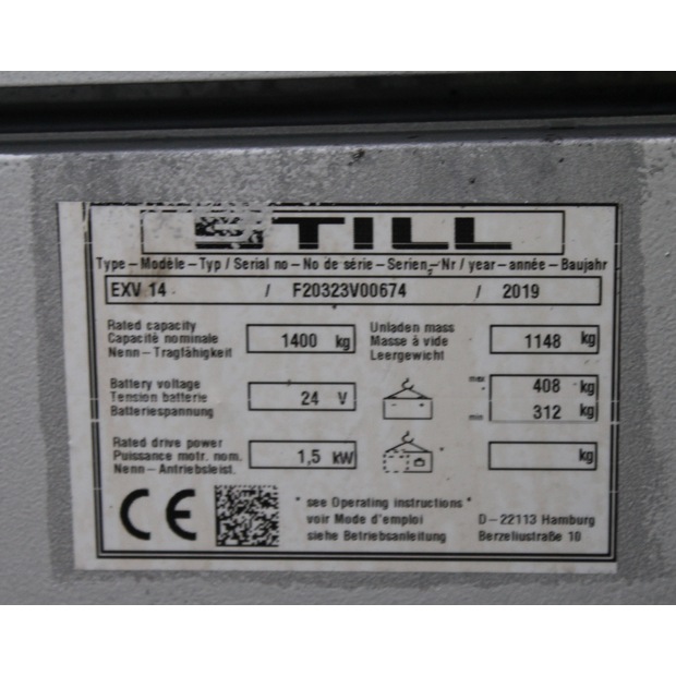 2019 Still EXV 14 LI-ION-48381102