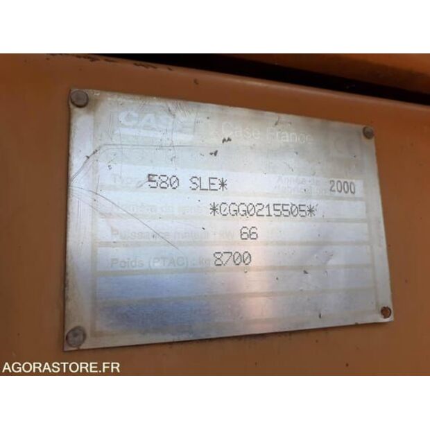 2000 CASE 580 SLE-48392334