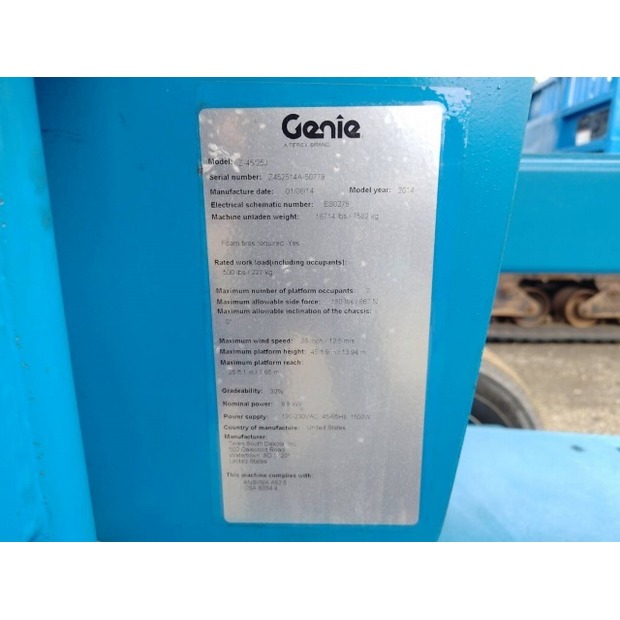 2014 Genie Z45/25JRT-48397321
