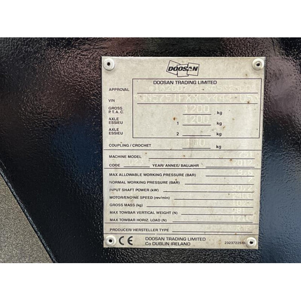2012 INGERSOLL RAND 7/51-48398701