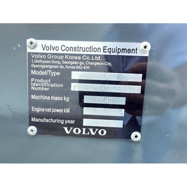 2017 Volvo EC55D-48425449