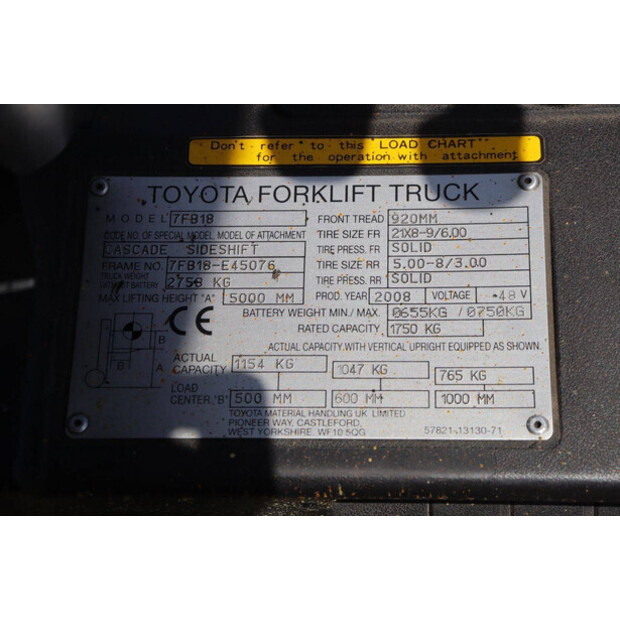 2008 Toyota 7FB18-48426855