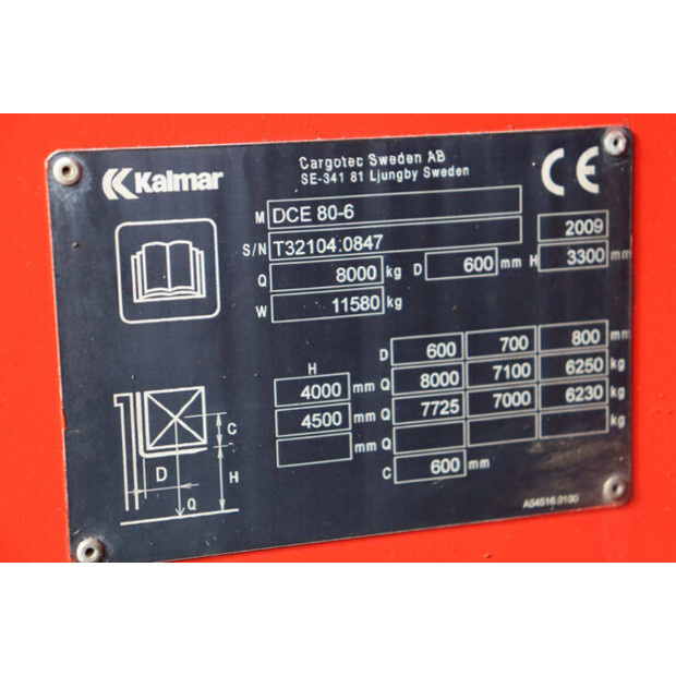 2009 KALMAR DCE80-6-48427513