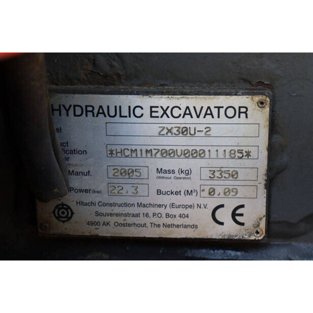 2005 Hitachi ZX30U-2-48429820