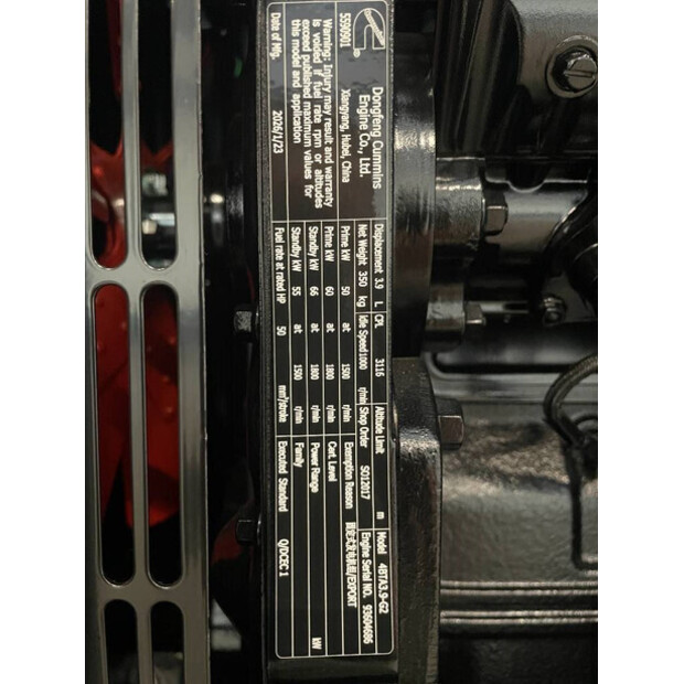 2026 CUMMINS 4BTA3.9-G2-48454757