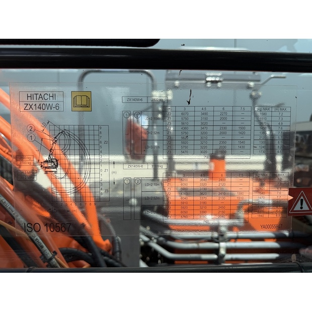 2018 Hitachi ZX140W-6-48509878