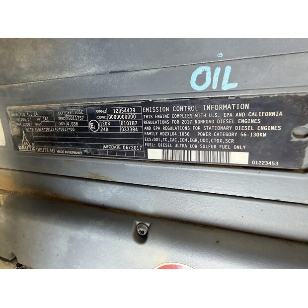 2018 Hitachi ZX140W-6-48509883