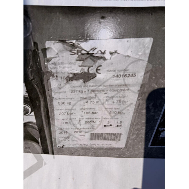 2018 SkyJack SJ16-48529513
