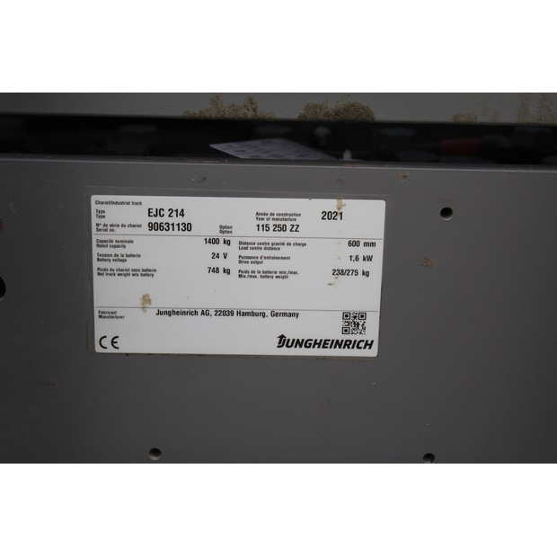 2021 Jungheinrich EJC 214 250 ZZ-48548445