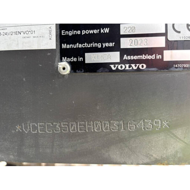 2023 فولفو EC350EL-48581274