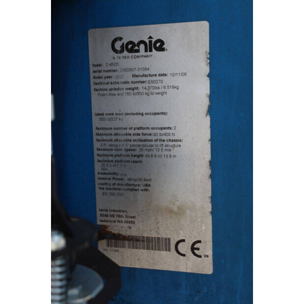 2006 Genie Z-45/25-48588215