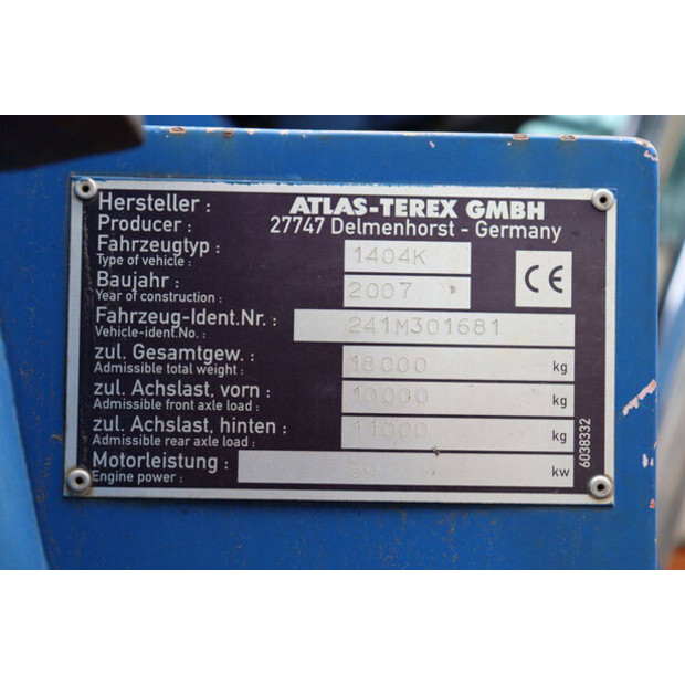 2007 Atlas 1404K-48590882