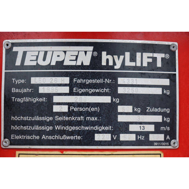 1995 TEUPEN LEO 26 H-48591024