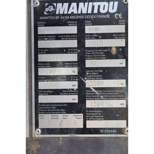 2015 Manitou MLT 735-120-48591757