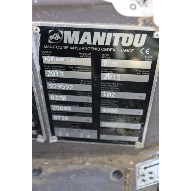 2013 Manitou MLT 340-137/ST3B-48591842