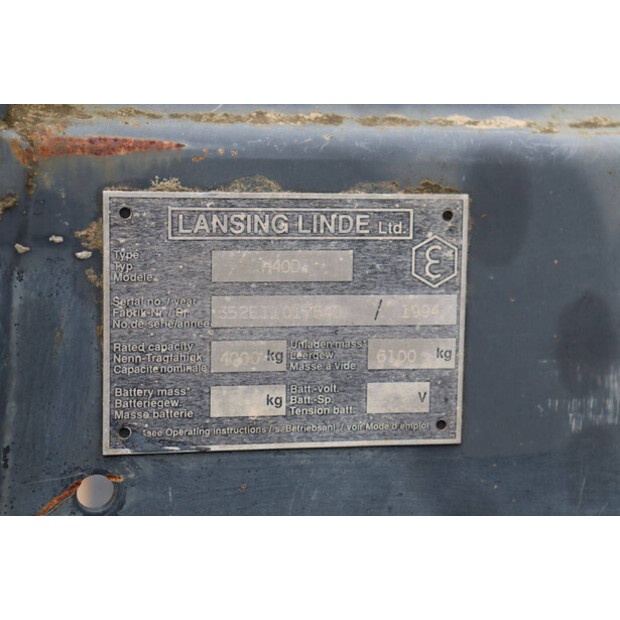 1994 Linde H40D-48593825
