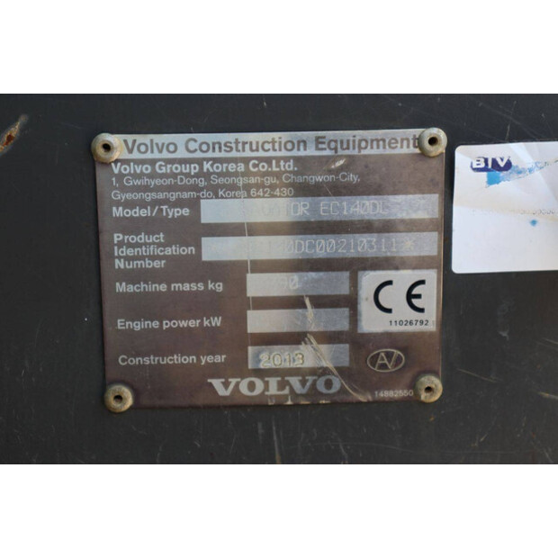 2013 Volvo EC140DL-48595449