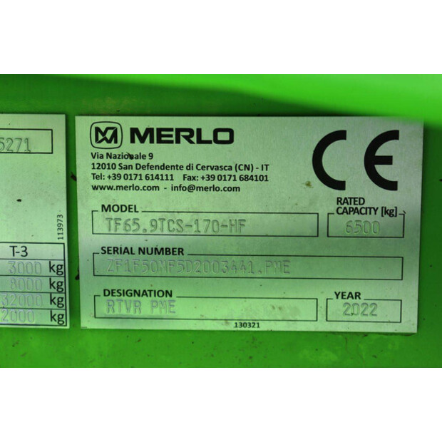 2022 Merlo TF65.9 TCS 170-HF-48595880