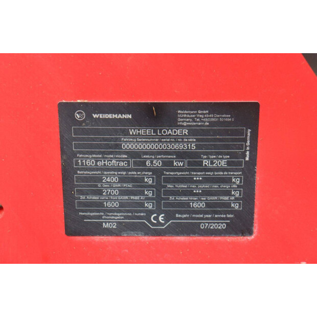 2020 Weidemann RL20E-48597717