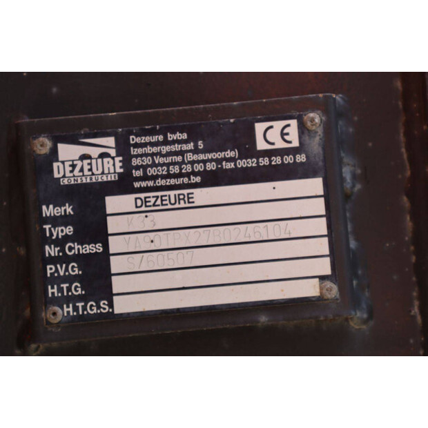 2011 Dezeure K33-48600077