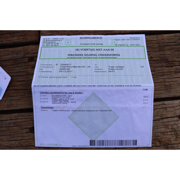 2011 Dezeure K33-48600082
