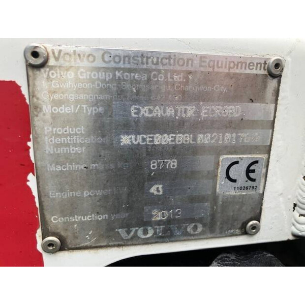 2013 فولفو ECR88D-48603141