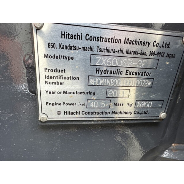 2012 Hitachi ZX60USB-3-48623323