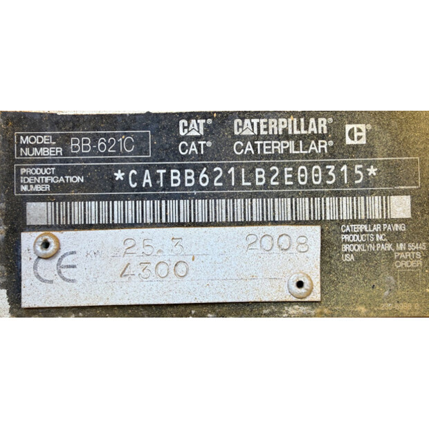 2008 Caterpillar BB 621C-48630102