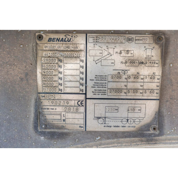 2017 BENALU C3910 + BACHE CRAMARO-48630530