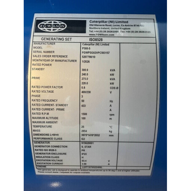 2026 FG Wilson P300-5-48649924