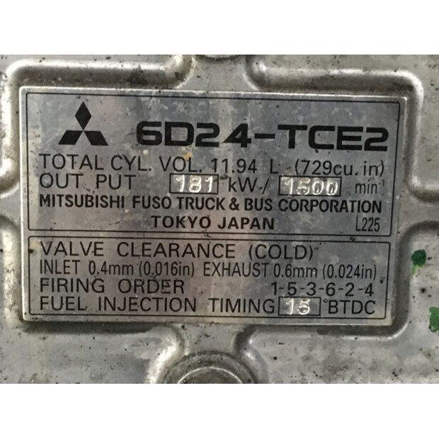 MITSUBISHI 6D24-TCE2 USED-48686886