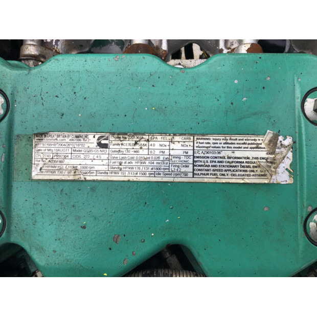 CUMMINS 120KVA GENERATOR QSB4.5 USED-48686954