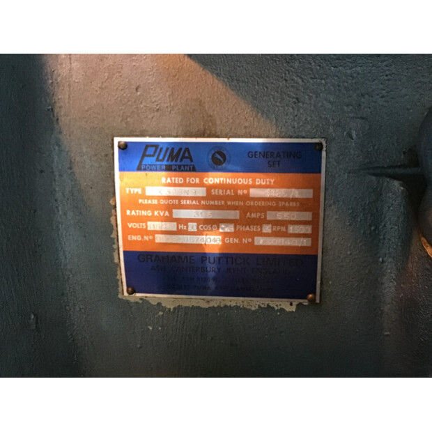 DORMAN 8QTCA GENERATOR 395 KVA USED-48687082