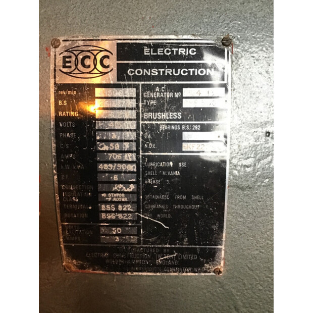 DORMAN 12QTK GENERATOR 506 KVA USED-48687102