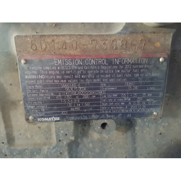 KOMATSU SAA6D140E-6 FOR PARTS-48687489