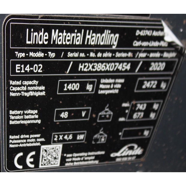 2020 Linde E14-02-48697440