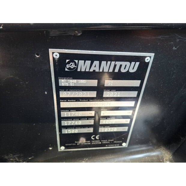 2021 Manitou MT 1840-48711046