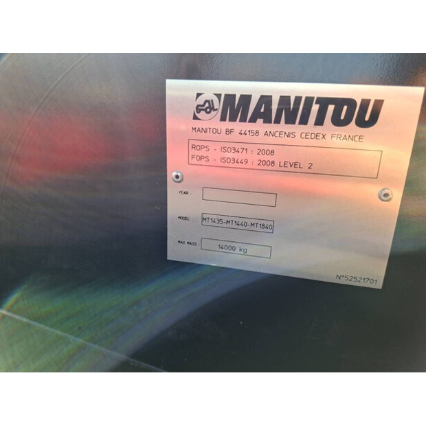 2022 Manitou MT1840-48711147