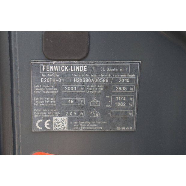 2010 Fenwick-Linde E20PH-01-48718310