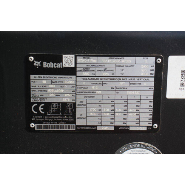 2024 بوبكات B20X-7 Plus-48718728