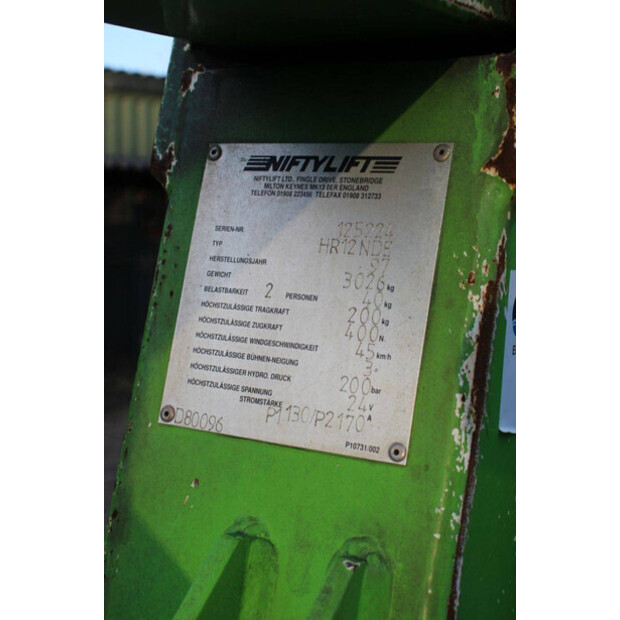 1997 Niftylift HR12 NDE-48719819